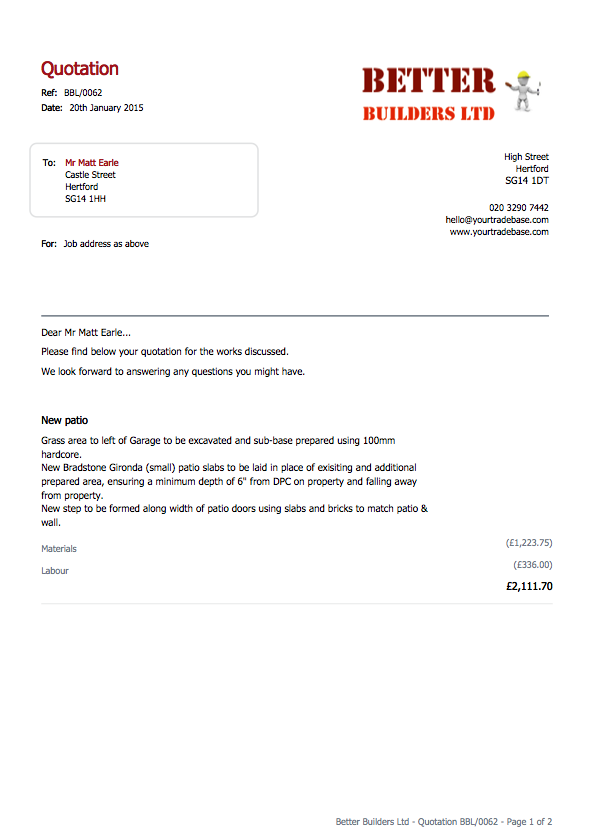 Image Result For Quotation Letter For Image Result For Quotation Letter For