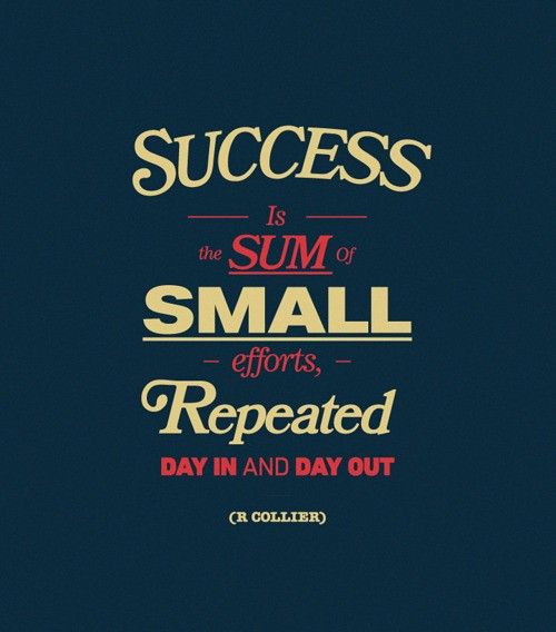 success-is-the-sum-of-small-efforts